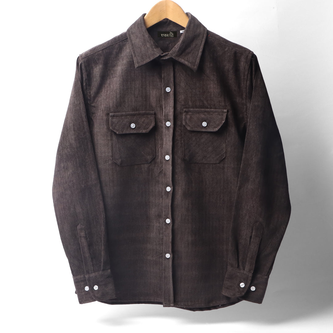 Charcoal * Corduroy Shirt #40