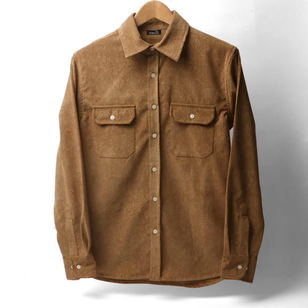 Pecan * Corduroy Shirt #39