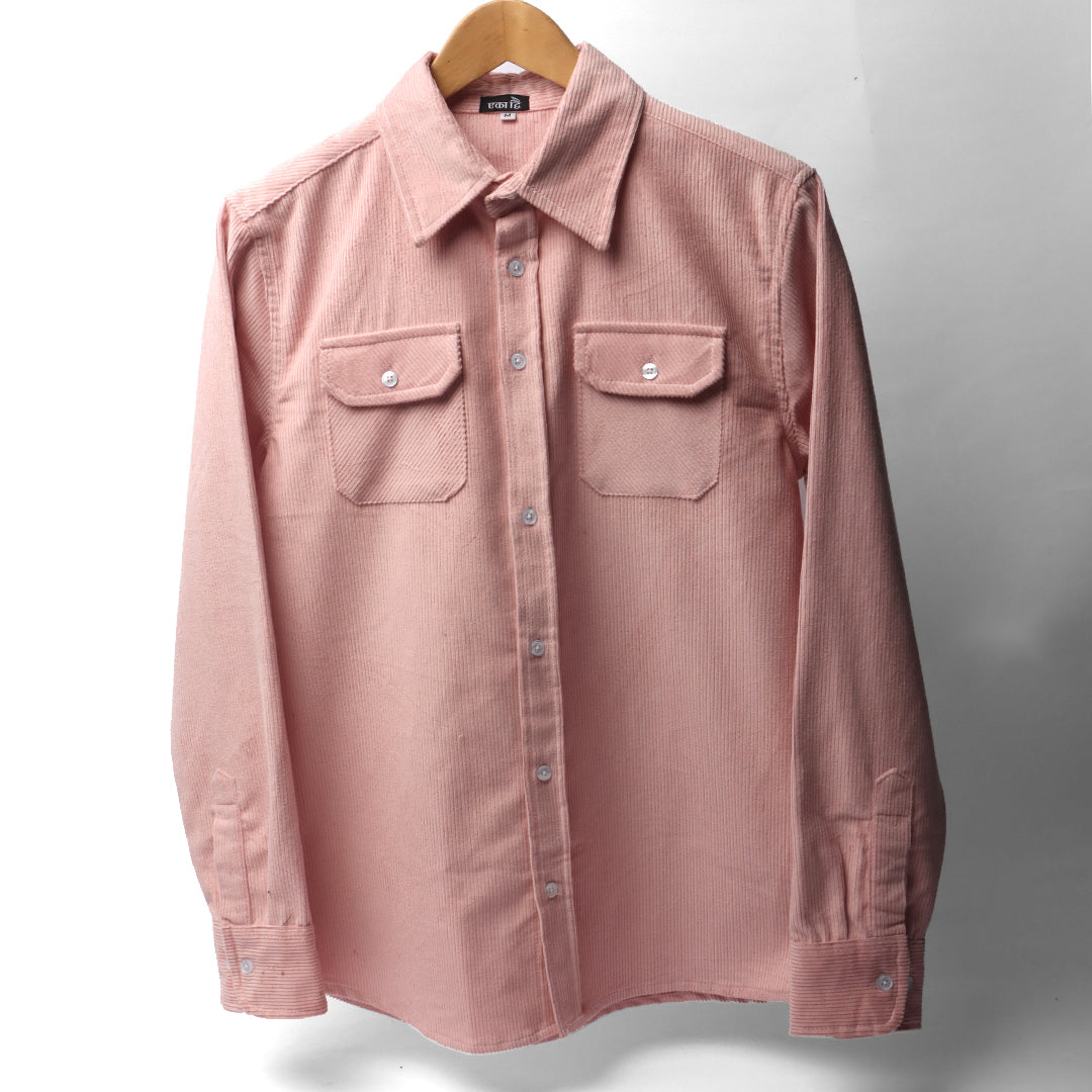 Baby Pink * Corduroy Shirt #43