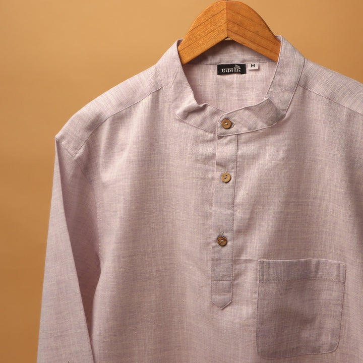 अर्धचन्द्र  - KHADI KURTA SHIRT #5