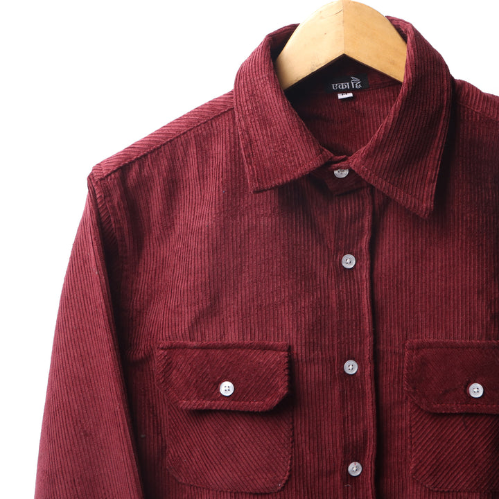 BEETROOT * Corduroy Shirt #42