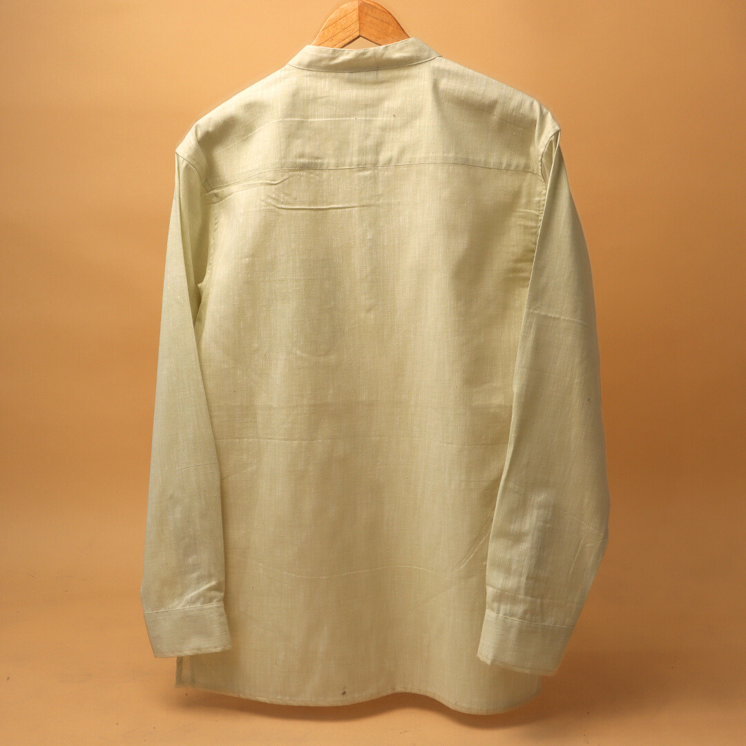 हरित  - KHADI KURTA SHIRT #3