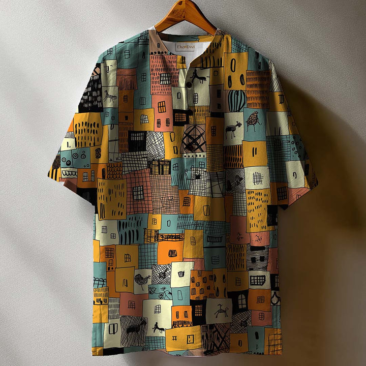 Printed Kurta Shirt#65