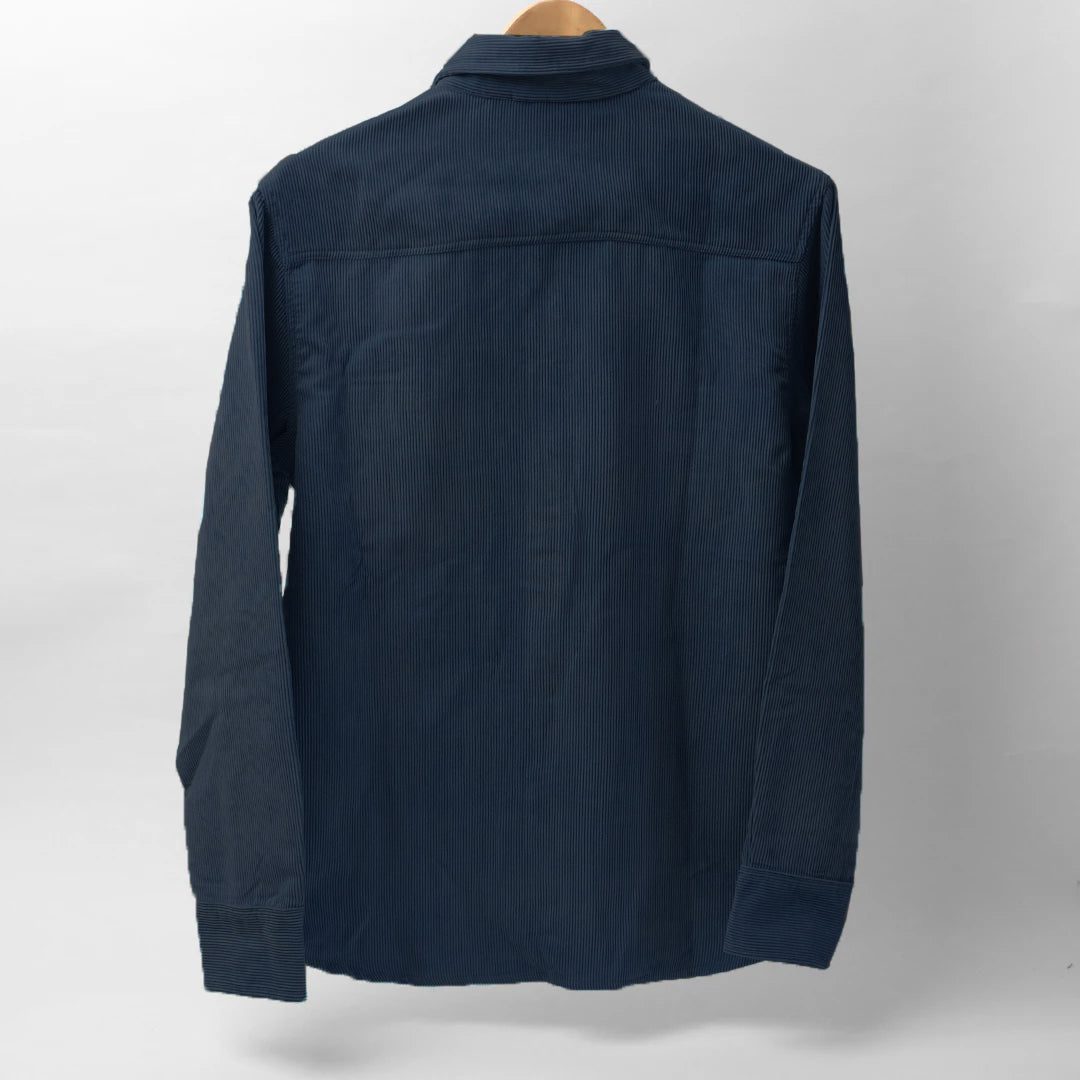 NAVY BLUE * Corduroy Shirt #44