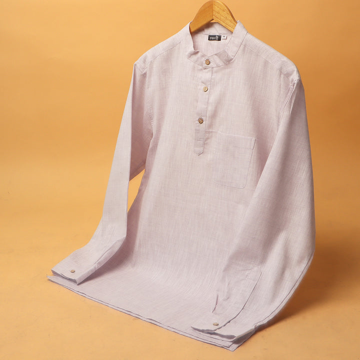 अर्धचन्द्र  - KHADI KURTA SHIRT #5