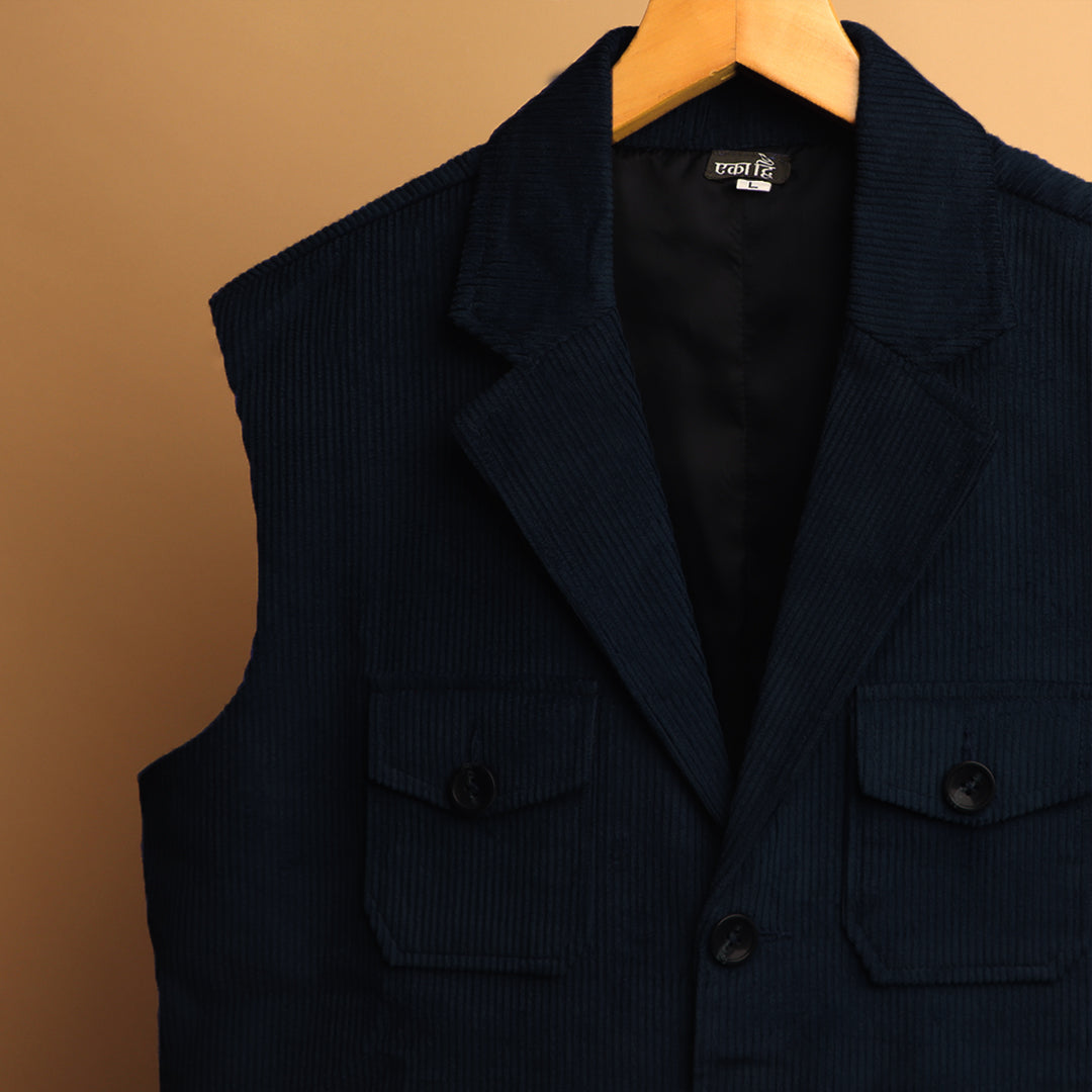 indigo * MEN'S CORDUROY JACKET #7