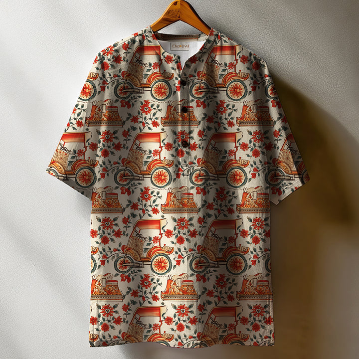 टुक टुक Printed Kurta Shirt #73