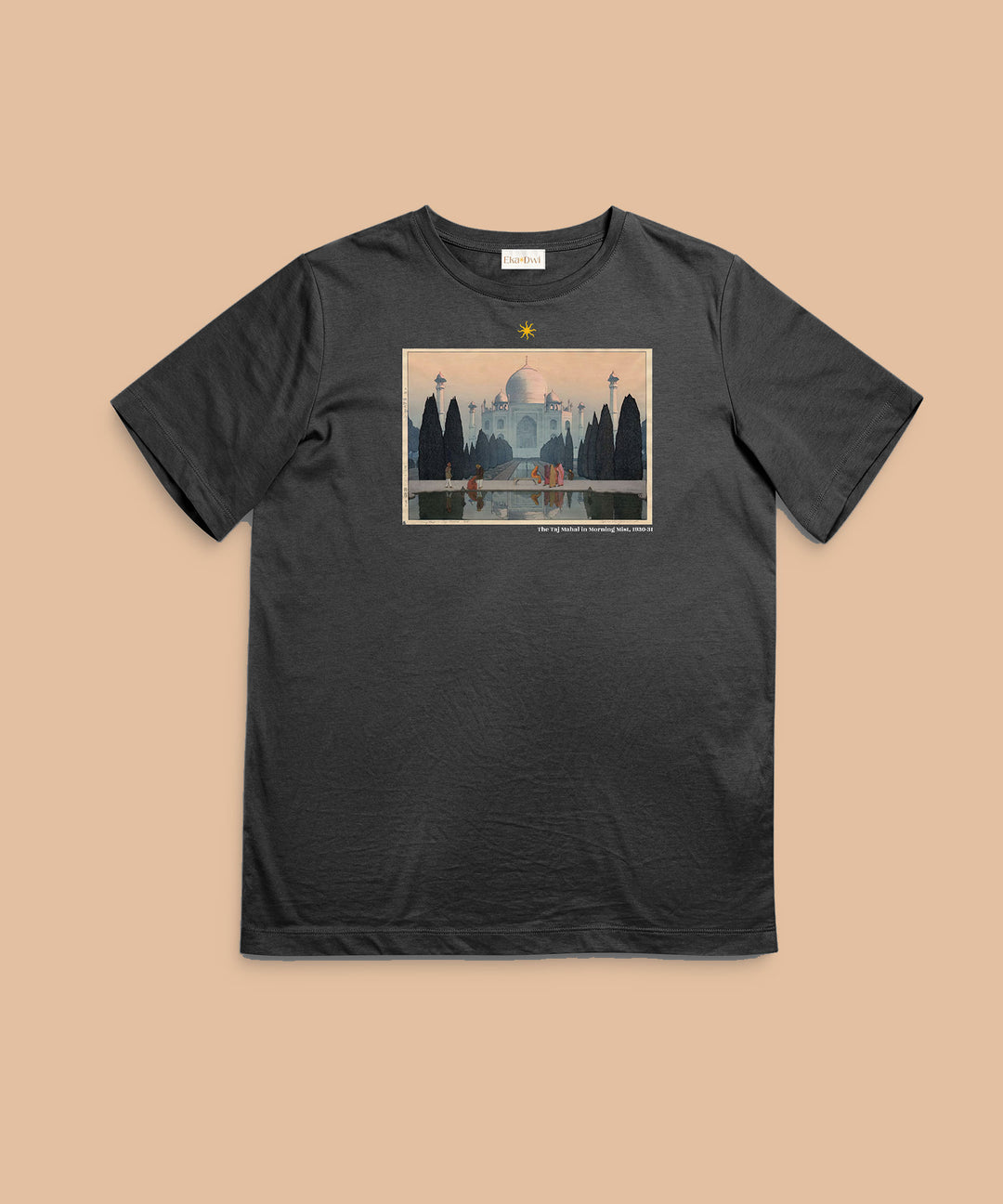 The Taj Mahal In Morning Mist, 1930-1931 By Hiroshi Yoshida - Unisex Tee#5