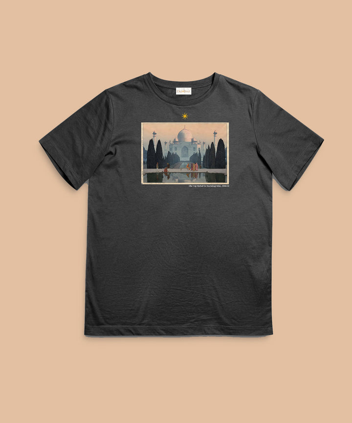 The Taj Mahal In Morning Mist, 1930-1931 By Hiroshi Yoshida - Unisex Tee#5