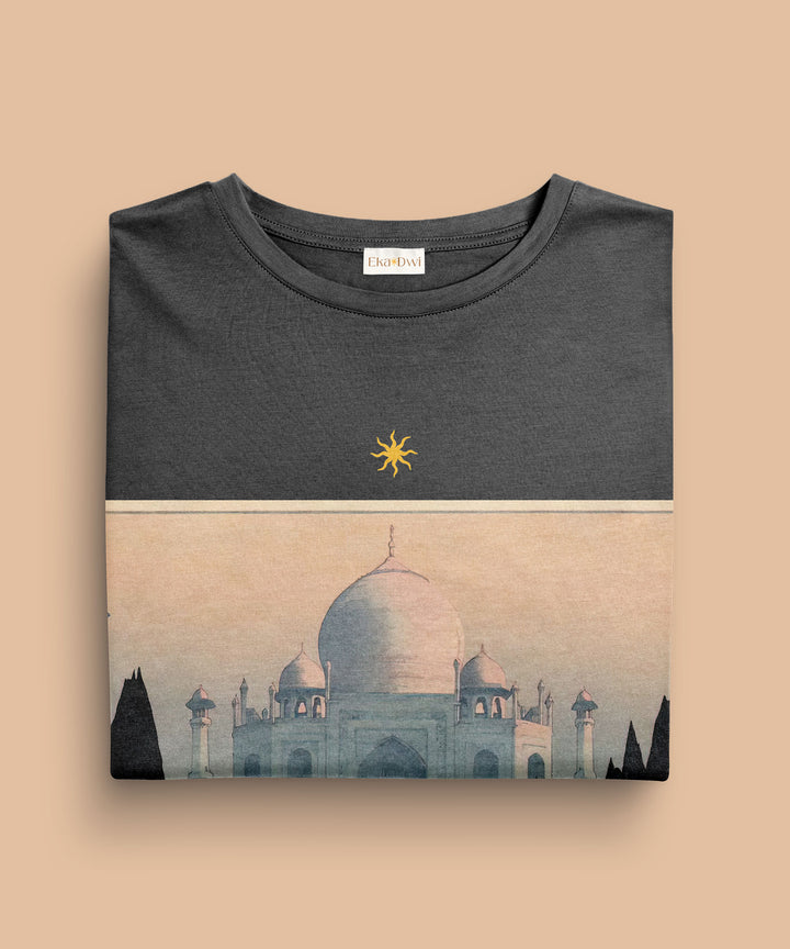 The Taj Mahal In Morning Mist, 1930-1931 By Hiroshi Yoshida - Unisex Tee#5