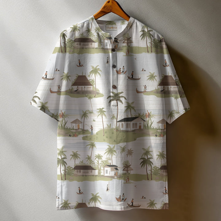 Alleppey - Printed Kurta Shirt#69