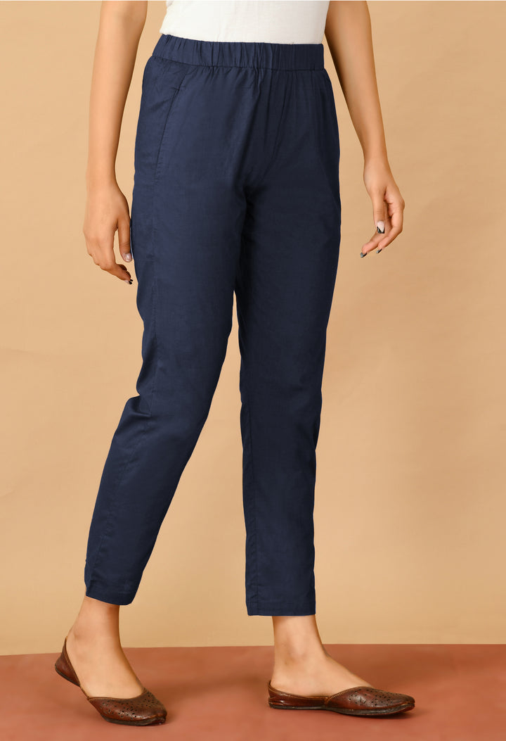 Dark blue Straight Pant#18