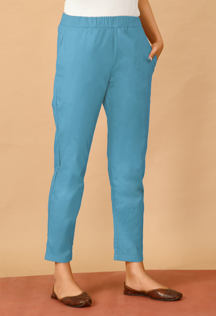 Light blue Straight Pant#19