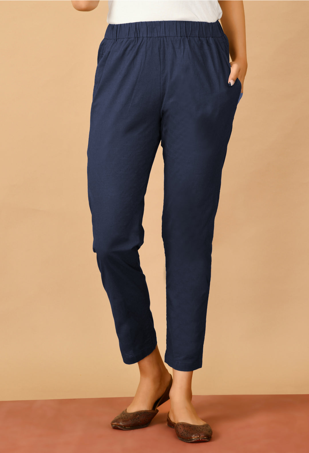 Dark blue Straight Pant#18