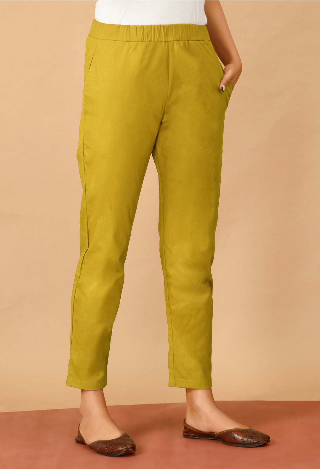 Green Straight Pant#16