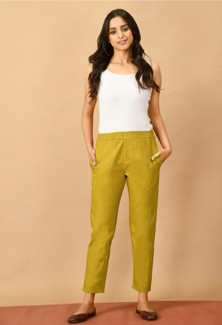 Green Straight Pant#16